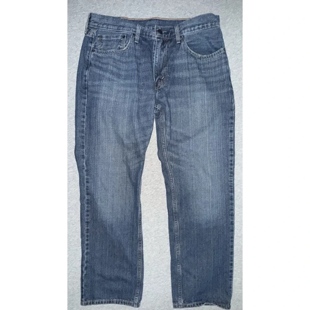 Levi 559 Relaxed Fit Straight Leg 33x30 Med Wash Men Women Jeans Buttery‎ Soft